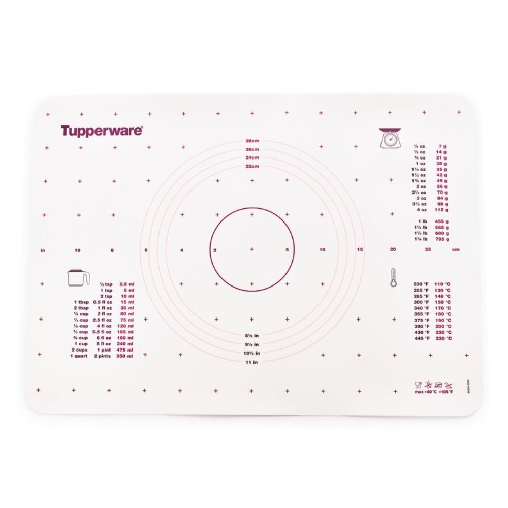 New Tupperware Pastry Sheet for baking prep Eco-Friendly Kitchen Mat